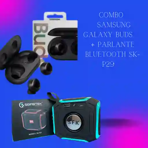 Combo Samsung Galaxy Buds + Paralante Bluetooth Sk P2