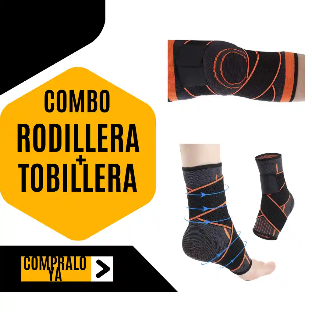 Combo Rodillera + Tobillera