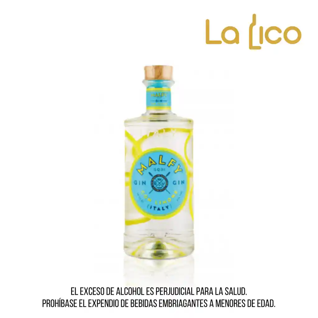 Ginebra Malfy Gin Con Limón 750ml