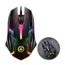 Mouse Gamer G6 Óptico, Con Cable, Led Multicolor, Ergonómico