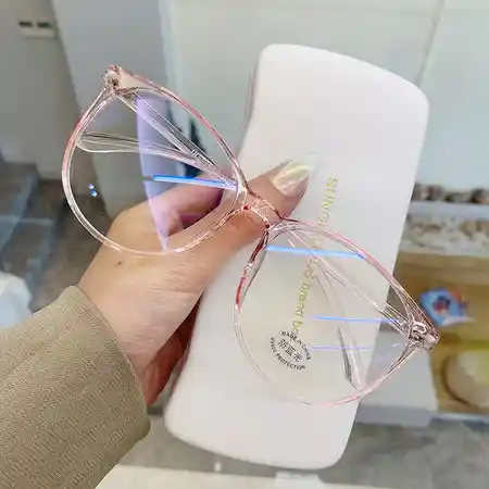 Gafas Grandes De Ordenador Para Hombre Y Mujer Rosado