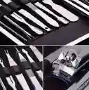 Set De Manicura Manicure X10 Piezas En Acero, Estuche Viajero