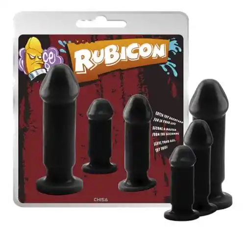 Plug Kit De 3 Evil Dark Black Rubicon