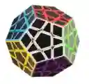 Cubo Rubik Megaminx Magic Cube Sticker Fibra Carbono