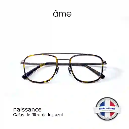 Gafas Âme Naissance 19001 De Bloqueo De Luz Azul Con Marco Marrón Ultraligero - Protege Tus Ojos De La Luz Azul Dañina Con Estilo Y Comodidad