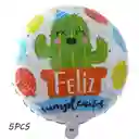 Kit Globo Metalizado Cactus