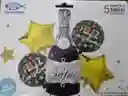 Kit De Globos Champagne Y Whisky