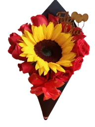 Bouquet De Girasol Y Rosa