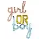 Letrero Girl Or Boy
