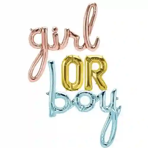 Letrero Girl Or Boy