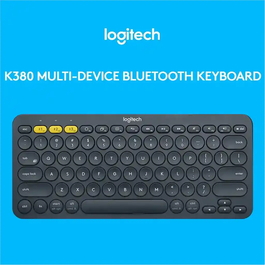 Teclado Bluetooth Multi-dispositivo Logitech K380 - Negro