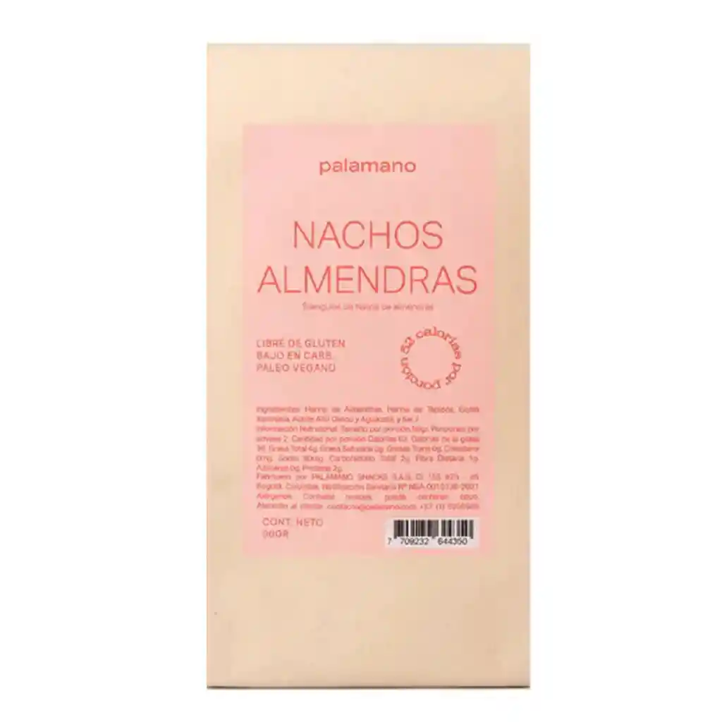 nachos almendra 90gr (Palamano)