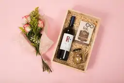 Sorpresa Floral (ancheta - Regalo - Vino)