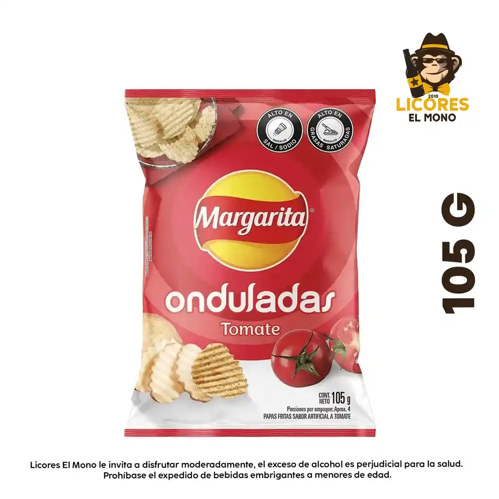 Papas Margarita Ondulada Tomate