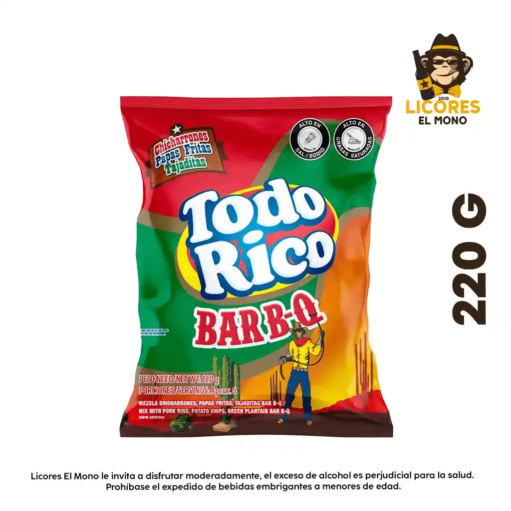 Todo Rico Bbq 220 G