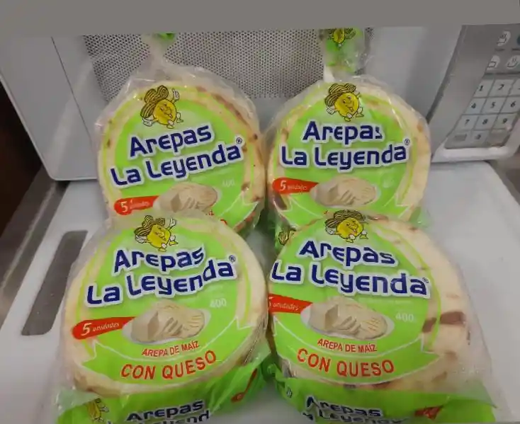 Arepas Con Queso Paq * 5und