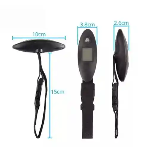 Báscula Digital Para Maletas Viaje Pesa Pequeña Portátil