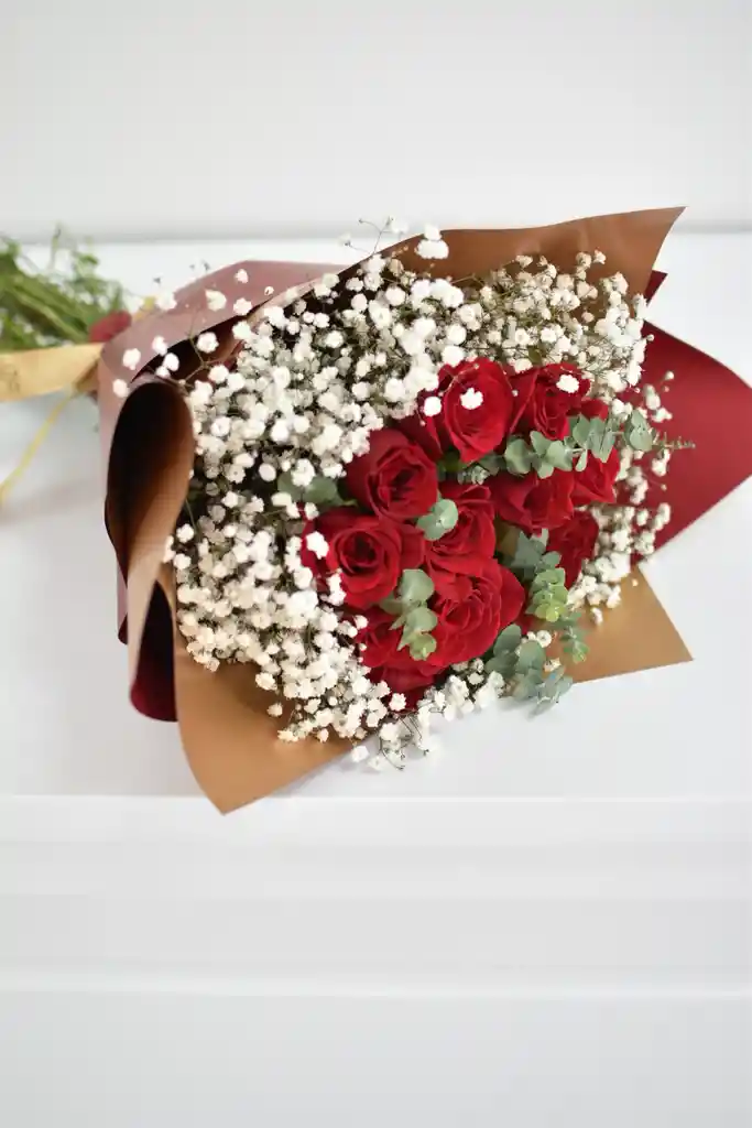 Bouquet De 12 Rosas Rojas