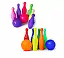 Juego De Bolos Niña Y Niño De 8pcs 22cm Didactico Boy Toys