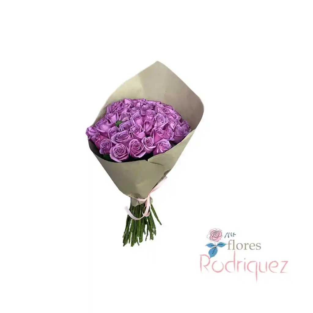 Rosas Moradas Feliz Dia