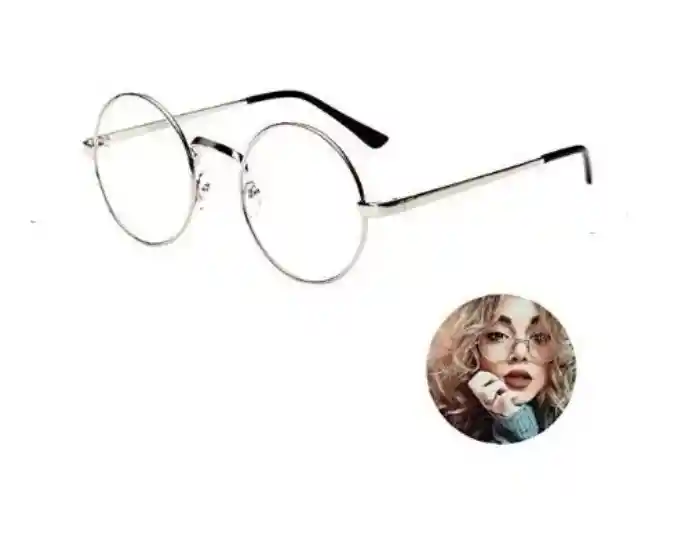 Nuevo | Vendidos Gafas Redondas De Moda Tipo Vintage Harry Potter Doradas