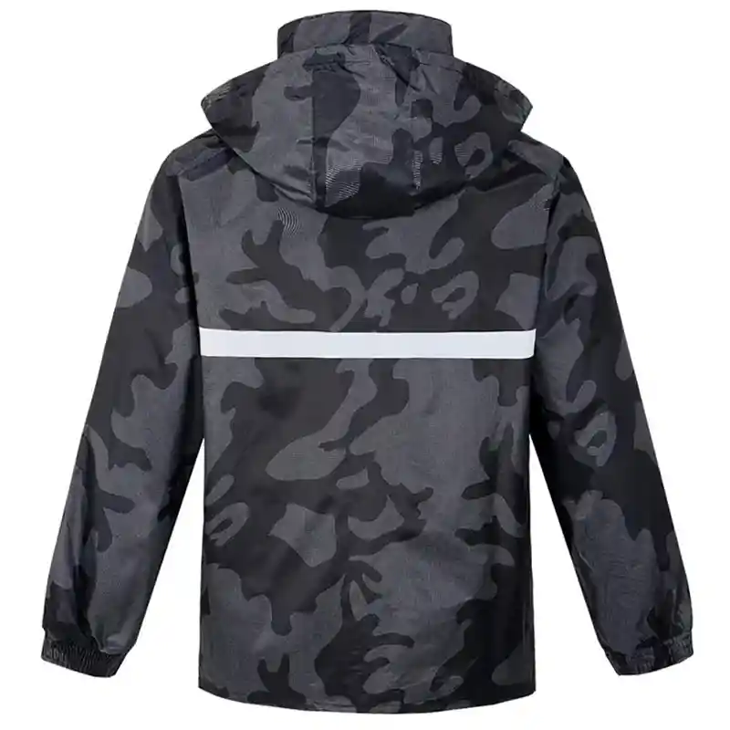 Impermeable Camuflado Tipo Sudadera