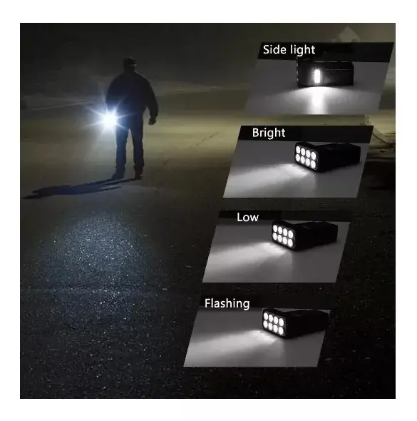 Linterna Led Solar Y Usb Recargable Multifuncional