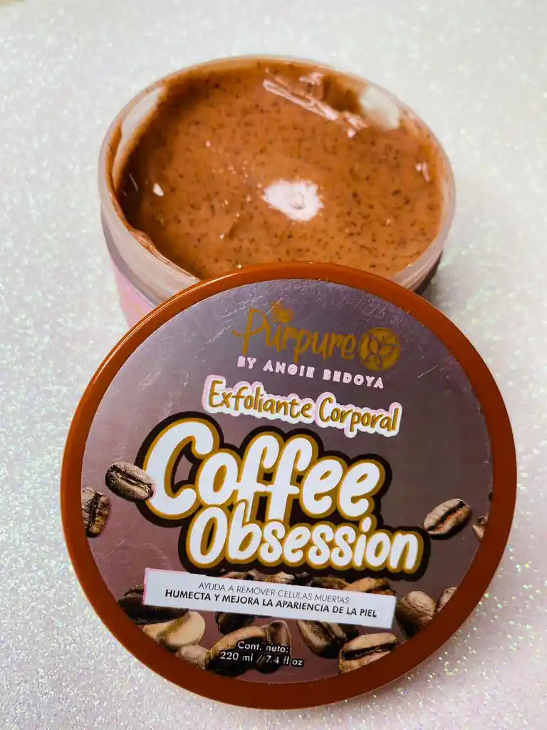 exFoliante corporal coffee obsession purpure