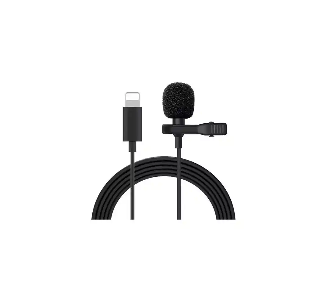 Microfono De Solapa Para Iphone/ Lightning/ Ipad Gl-120 Lavalier