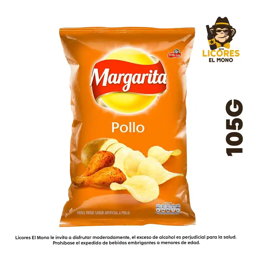 Papas Margarita Pollo 105 G