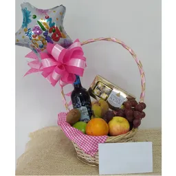 Frutas Vino Chocolates Y Globo