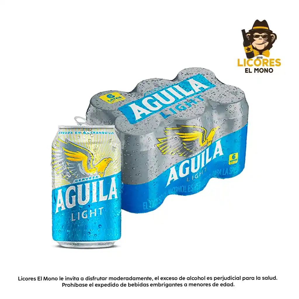 Aguila Light Lata Six Pack