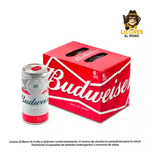 Cerveza Budweiser Six Pack