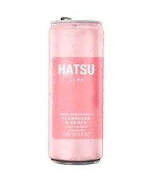 Soda En Lata Frambuesa Y Rosas Hatsu 269 Ml