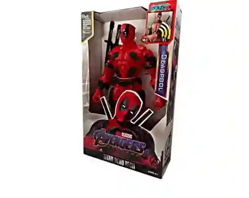 Muñeco Articulado Deadpool 28cm Armas Y Sonidos Juguete Niño