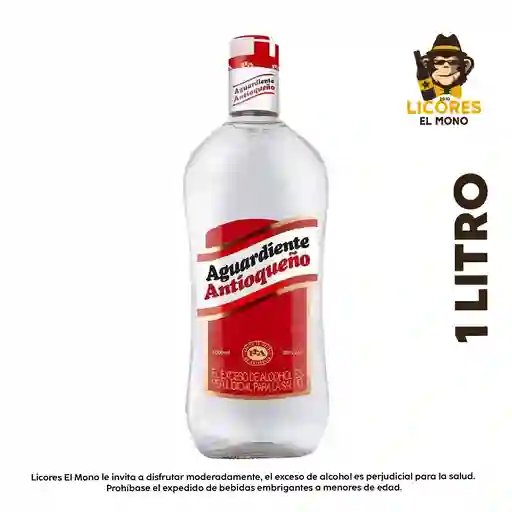 Aguardiente Antioqueño Rojo 1 Litro