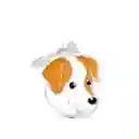 Placa Id My Family Jack Rusell Blanco Y Marron