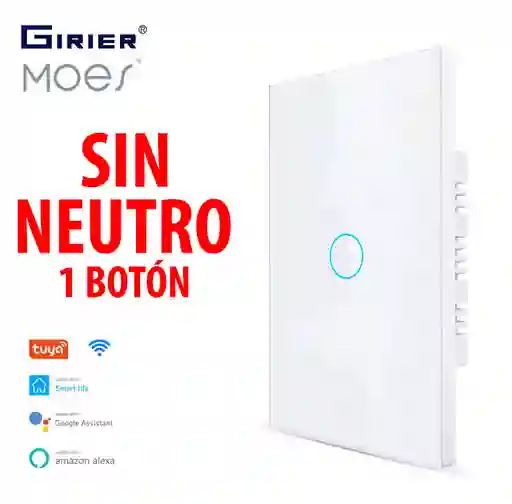 Interruptor Switch Inteligente Wifi Rf Alexa Google No Neutr