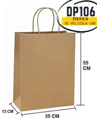 Kraft Bolsa De 55 Cm X 35 Cm X 1 Und