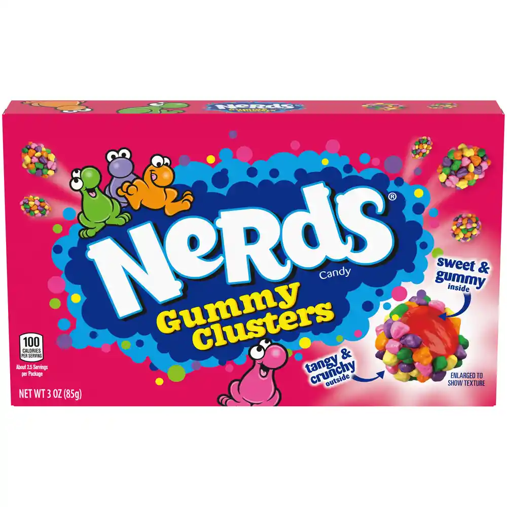 Caja Nerds Gummy Clusters 85 Gr