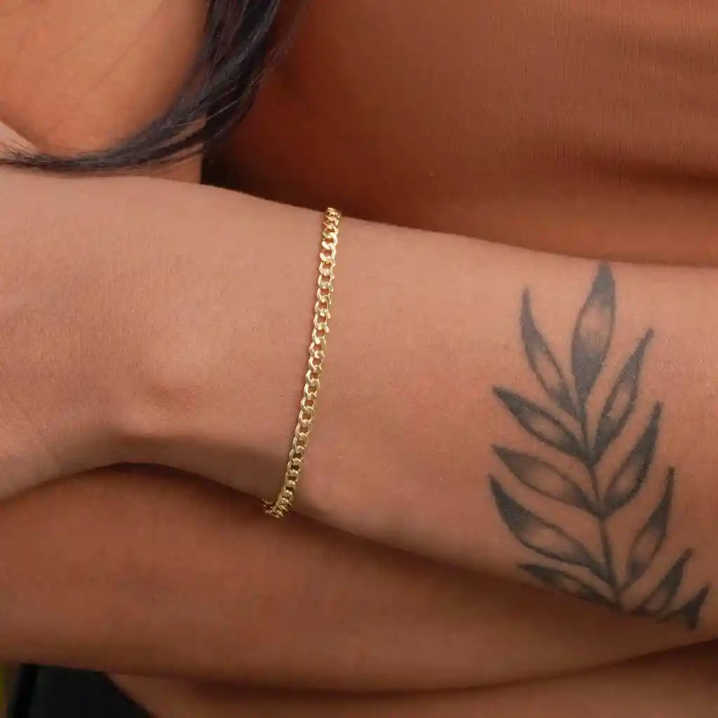 Pulsera Cubana 18 Cm