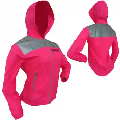 Chaqueta Cortaviento Reflectiva Mujer Talla S