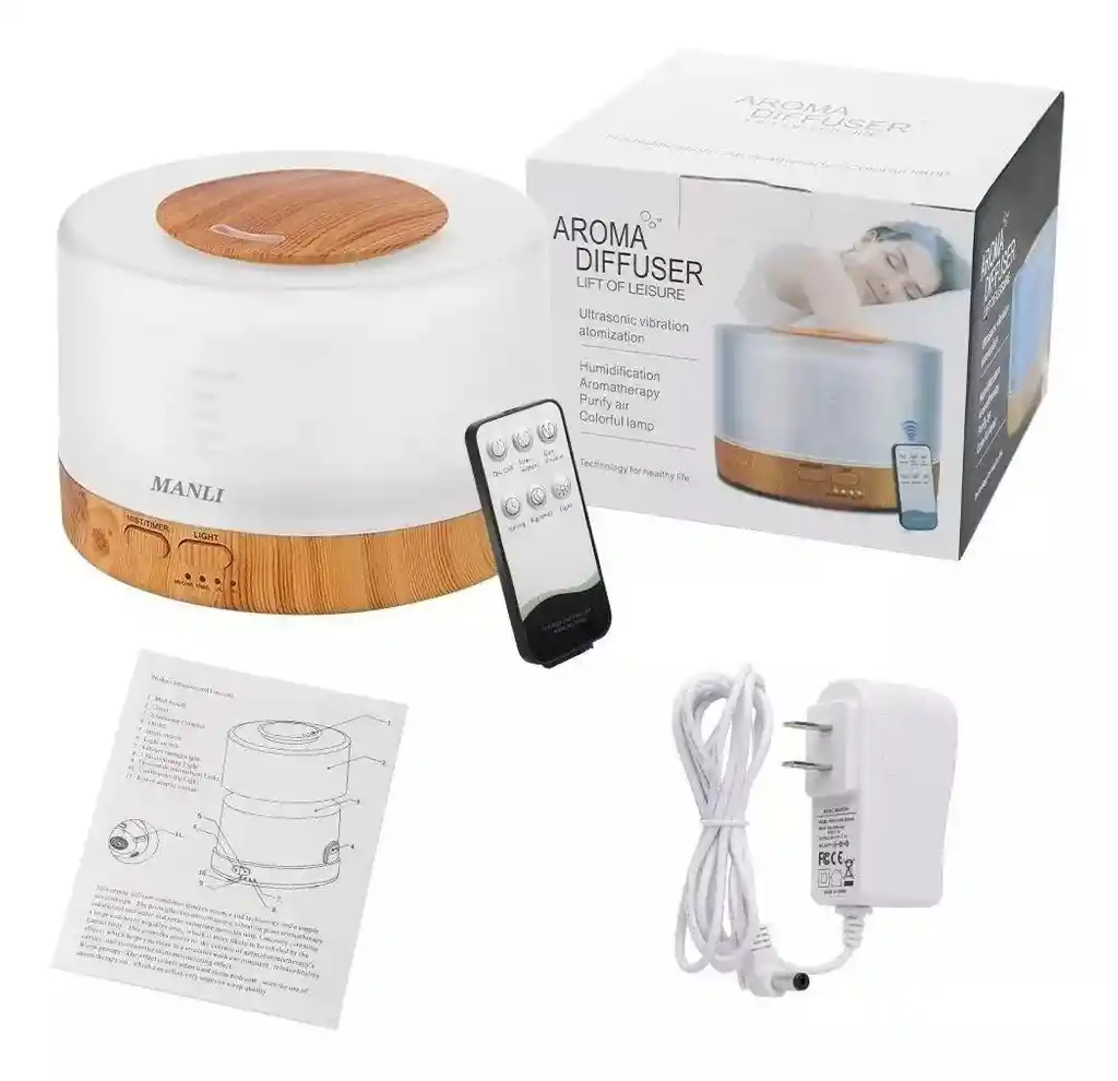 Difusor De Aromas Humidificador Aromaterapia Control Remoto