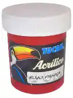 Acrilico Tucan Rojo Pasion X 60 Ml