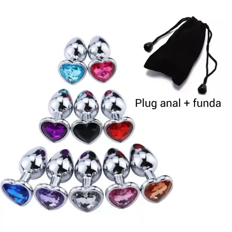 Plug Anal Joya Corazón Talla M