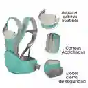 Cargador Canguro Bebé 3 En 1 Ergonómico Aguamarina Est