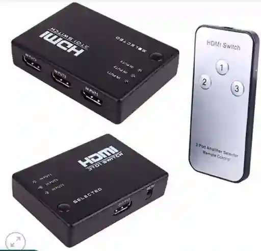 Switche Multiplicador Hdmi 3x1 Control Remoto