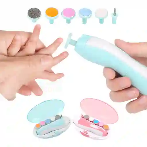 Lima De Uñas Electrica Para Bebe Azul