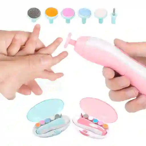 Lima De Uñas Electrica Para Bebe Rosado