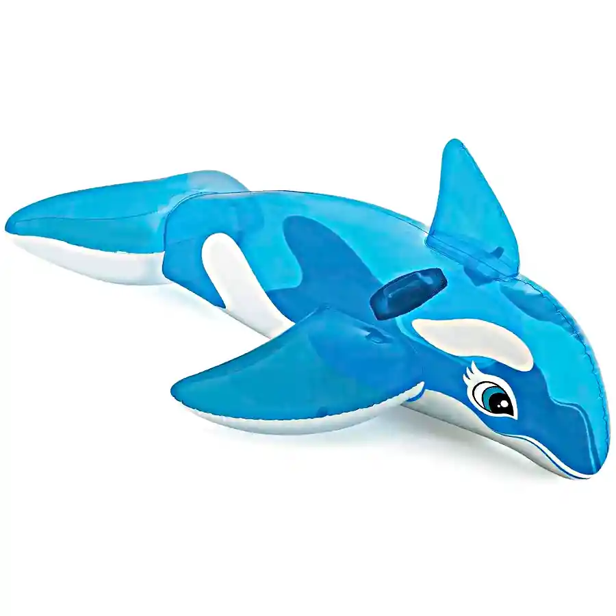 Flotador Inflable Intex Niño Ballena Azul Piscina 1.52mx1.14m